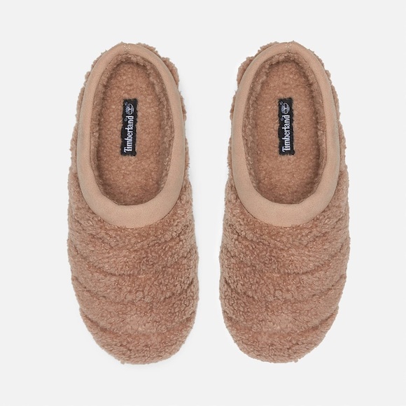Timberland Shoes - Timberland Tan Fleece Slippers